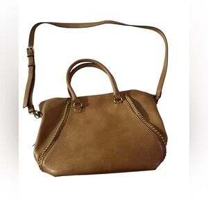 Max Studio Elegant Tan Handbag NWOT